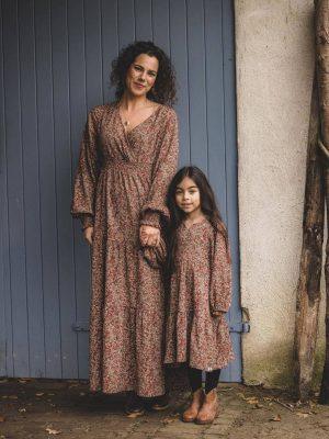 Robe fluide à fleurs sauvages